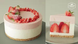 No-Bake Strawberry Jelly Cheesecake Recipe