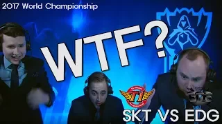 The reaction of commentators around the world - SKT VS EDG