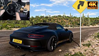 Porsche 911 SPEEDSTER (2019) in Forza Horizon 5 | Steering Wheel + Shifter Gameplay [4K]