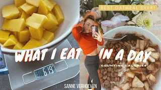 What I eat in a day (to stay lean) + Calorieën!  ❋ Sanne Verhoeven