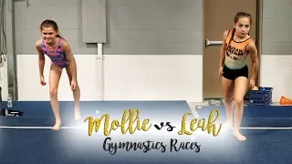 Mollie VS Leah Gymnastics Races| Mollie SGG