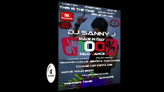 Dj Sanny J  - 100% Made in Italy Vol. 2  [ Italo Dance 🟩⬜🟥 ]