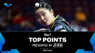 Top Points of Day 1 presented by Shuijingfang | WTT Contender Lima 2023
