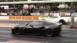Supercharged C5 Corvette vs C6 Z06, Hellcat Charger, Demon Demon & More - Drag Racing