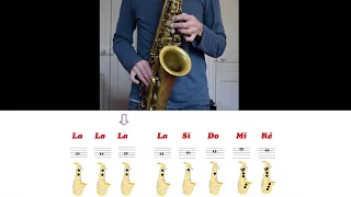 Tuto Saxophone - Bésame Mucho : Mélodies simplifiées, à vous de jouer !