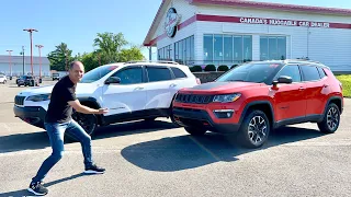 Jeep Cherokee Trailhawk vs. Jeep Compass Trailhawk - What the other videos aren't showing you!