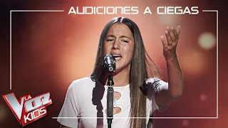 Erika Martín - Amor de San Juan | Blind auditions | The Voice Kids Antena 3 2023
