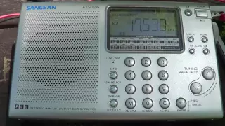Voice of America 17530 Khz  Grundig G5 VS Sangean ATS 505