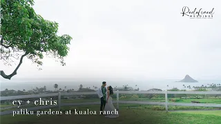 Paliku Gardens at Kualoa Ranch // Oahu, Hawaii Wedding Teaser