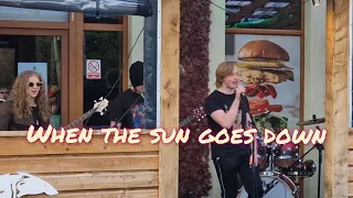 Our cover of Arctic Monkeys ' WHEN THE SUN GOES DOWN 🤘