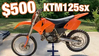 $500 ktm 125sx | will it run???|