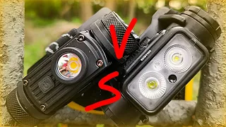 Nitecore HC60 V2 W VS NU50: Битва концепций. встроенный аккумулятор, или съёмный?