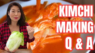 Kimchi CONFUSED? Have QUESTIONS about making Kimchi? YOU NEED TO WATCH THIS! Kimchi Making Q & A