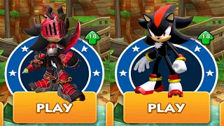 Sonic Dash - Dragon Hunter Lancelot vs Shadow vs All Bosses Zazz Eggman Android Gameplay