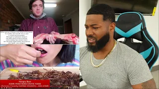 Mukbangers Eating Unusual Foods | REACTION