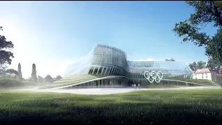 New Renderings Revealed of 3XN's Olympic Committee Headquarters as Construction Continues