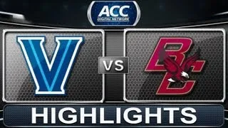 2013 ACC Football Highlights | Villanova vs Boston College | ACCDigitalNetwork