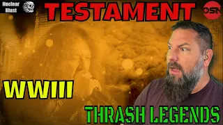 TESTAMENT - WWIII | My First Time Hearing the LEGENDARY #THRASH #GODS