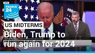 Biden says his intention to run again, Trump pressured to delay his announcement for a 2024 run