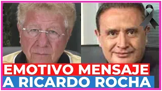 🙏 "NO TENÍA QUE HABERSE IDO": ALAZRAKI le MANDA un EMOTIVO MENSAJE a RICARDO ROCHA tras su MUERTE