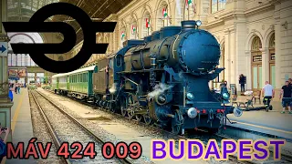 🇭🇺Венгрия MÁV 424 009 (паровоз) Будапешт Keleti
