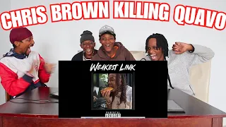 Chris Brown - Weakest Link (Quavo Diss) | FOOLISHBOIZ REACTION