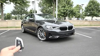 2022 BMW 530i: Start Up, POV, Test Drive, Walkaround and Review