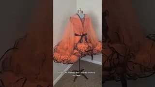 finale of Halloween Tulle robes #sewing #halloween #handmade