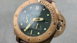 Panerai Luminor Submersible 1950 3 Days Power Reserve Bronzo PAM 507 Watch Review