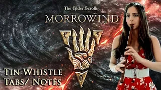 MORROWIND THEME - ELDER SCROLLS III - Tin Whistle Tabs Tutorial