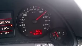 B7 RS4 chipped 0-270kmh acceleration top speed