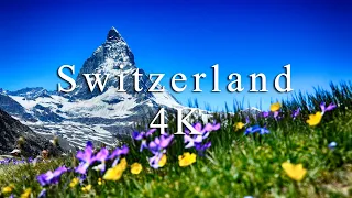 Switzerland 4K | Nature Relaxation Film - Meditation Relaxing Music