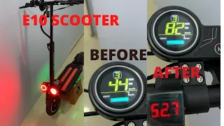 E10 scooter- HOW TO INCREASE THE TOP SPEED #escooter #settings #scooter