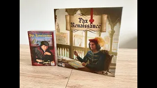 Pax Renaissance: 1st edition vs. 2nd edition - visual comparison