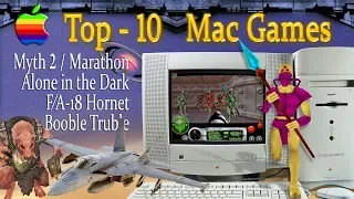Топ 10 компьютерных Игр для Apple Mac 90х. Top - 10 Mac Games HD
