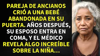 PAREJA DE ANCIANOS CRIÓ A UNA BEBÉ ABANDONADA EN SU PUERTA. AÑOS DESPUÉS, SU ESPOSO ENTRA EN COMA...