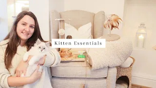 Huge Affordable Kitten Haul ~ Everything you need to bring a kitten home | Neutral Aesthetic