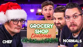 ULTIMATE GROCERY SHOP CHALLENGE | Chef VS Normals
