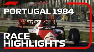 1984 Portuguese Grand Prix: Race Highlights | DHL F1 Classics