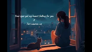 Your eyes got my heart falling for you x Teri nazron ne song || #trending #trendingsong