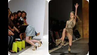 TOP 10 most ridiculous falls, models on the catwalk. ТОП самых смешных падений, моделей на подиуме.
