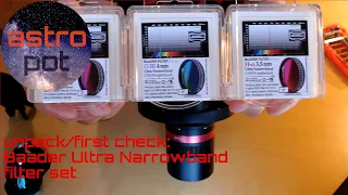 astro pot 6: unpack Baader Ultra Narrowband CMOS-optimized