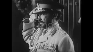 Official Visit of Emperor Haile Selassie in Yugoslavia 1954