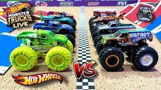 Toy Diecast Monster Truck Racing Tournament | Hot Wheels Monster Truck LIVE Race & EXCLUSIVE TRUCK!