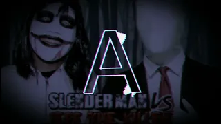 Slenderman vs Jeff the killer ,[bass bossted] #bassboosted #bass #music