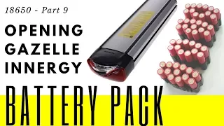 18650 - Part 9 - Opening Gazelle Innergy li-ion battery pack