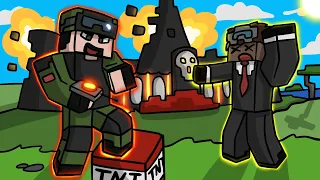 ZOSTAŁEM WRZUCONY DO WIĘZIENIA BO WYSADZIŁEM BAZĘ NA SERWERZE XD COMPANY W MINECRAFT!