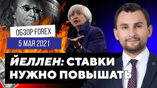 Прогноз рынка форекс на  05.05 от Тимура Асланова