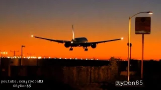 Evening Heavy Arrivals at Los Angeles - LAX