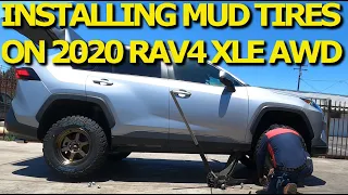 I Install Big Mud Tire on 2019 2020 2021 Rav4 AWD and I Love It!